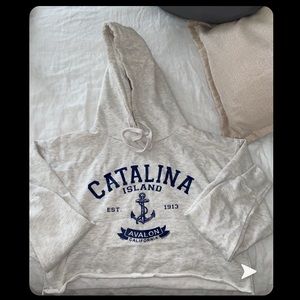 Catalino Island crop hoodie